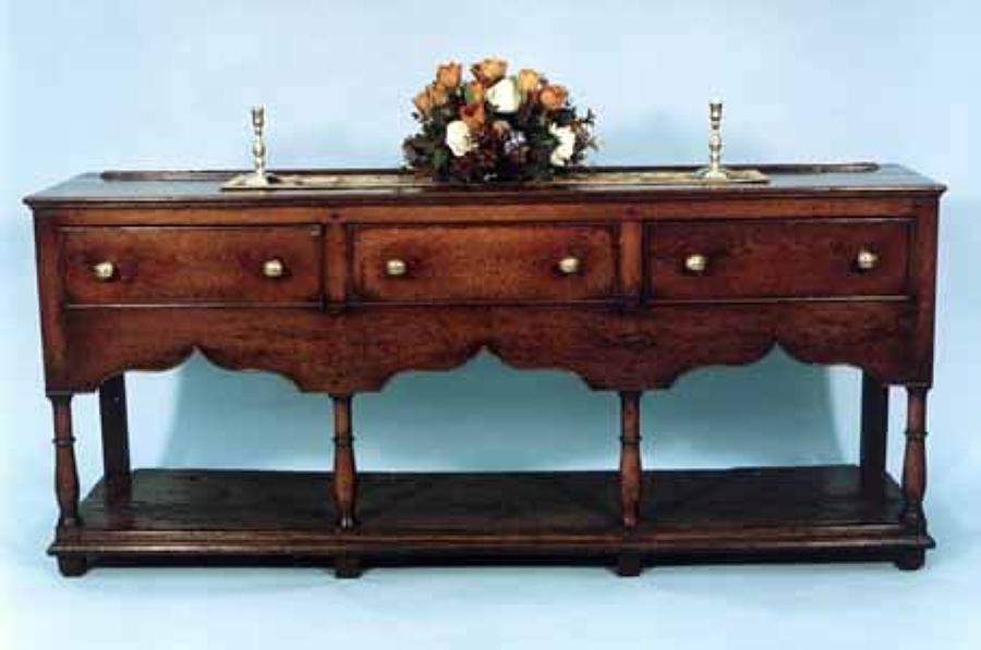 18th Century Potboard Dresser Base. Welsh C1760 - 70