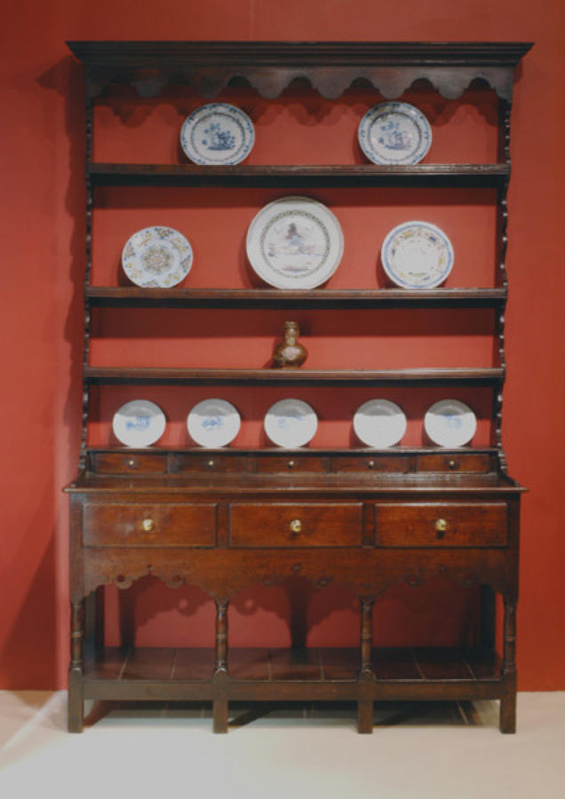 18thc Oak Potboard Dresser. Mid Welsh  C1790 - C1800