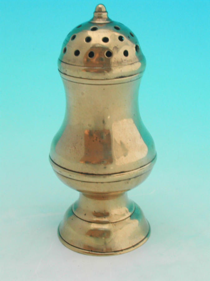 18thc Brass Sugar Castor. English C1780 - 90
