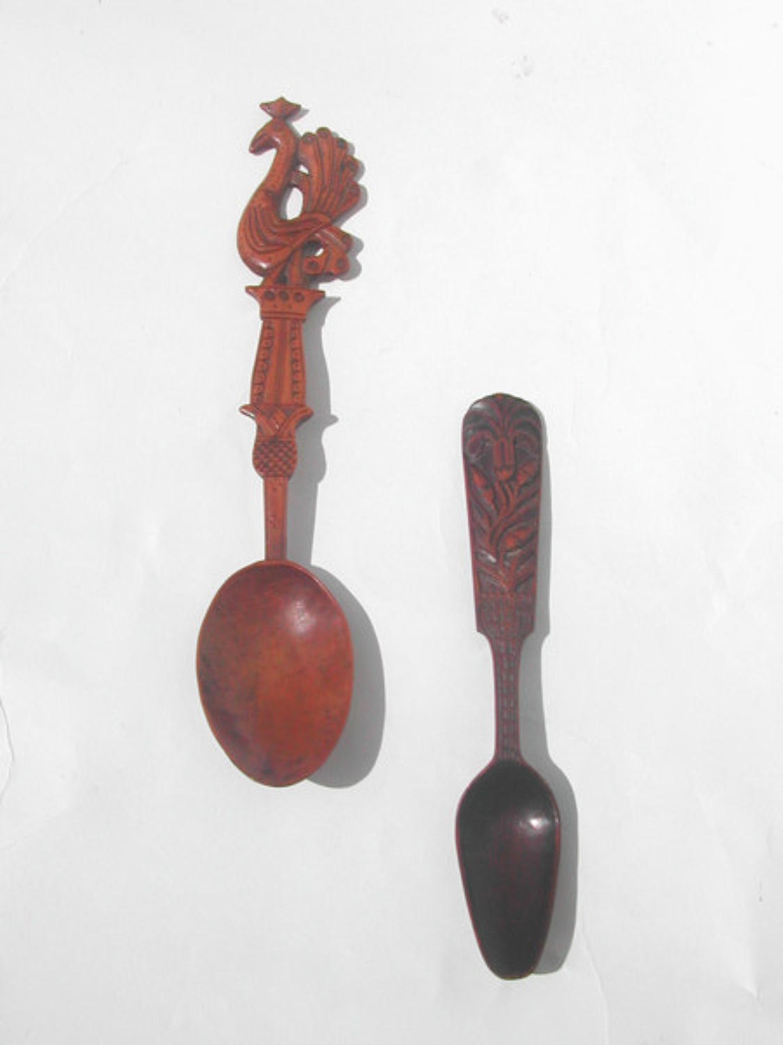 19th Century Sycamore and Birch Spoons. European C1846