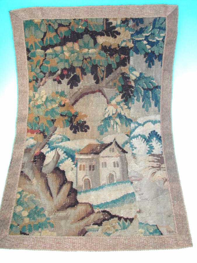 17thc Flemish Tapestry Fragment. Flemish C1660 - 80