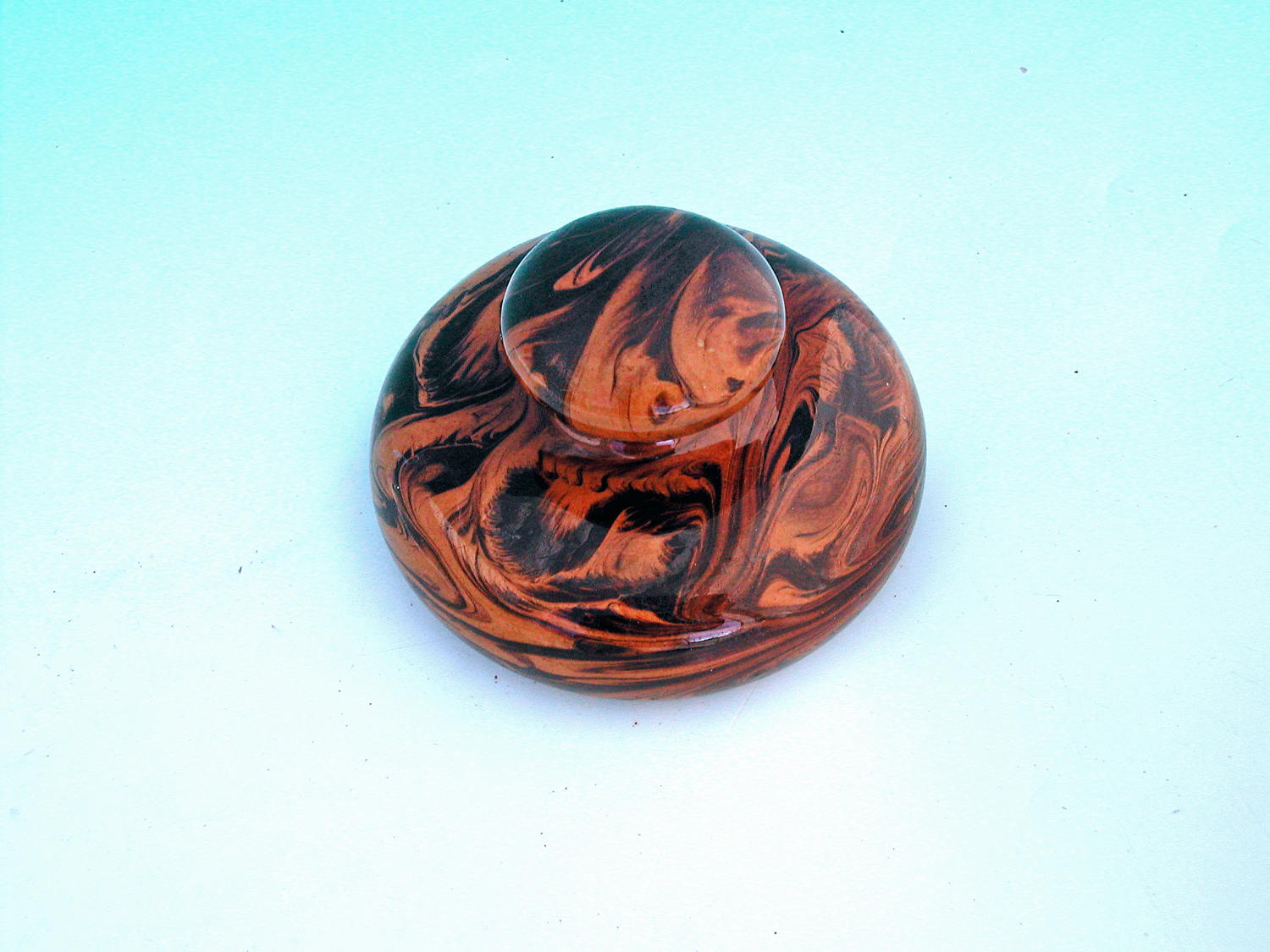Antique Collectable 19thc Agate Paperweight.    English. C1860-80.