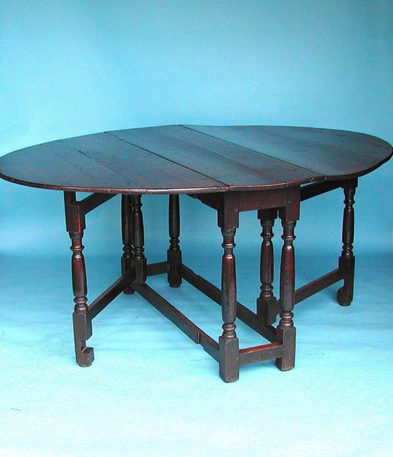 17thc Oak Gateleg Table .   English. C1680-90.