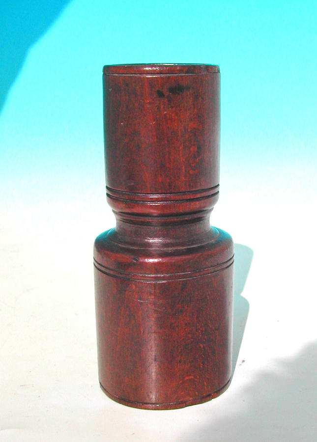 Antique 18thc Treen Beech Spice Measure. English. C1780-90