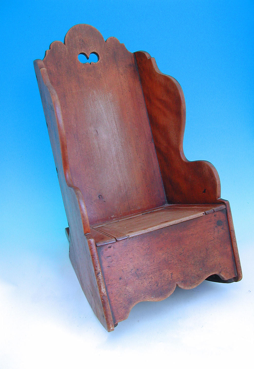 Antique Early 19thc Cedar Childs Rocking Chair.  Welsh. C1820-40.