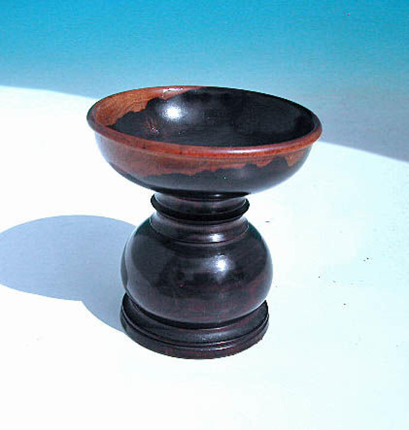Antique Treen 18thc Lignum Pounce Pot. English. C1770-90