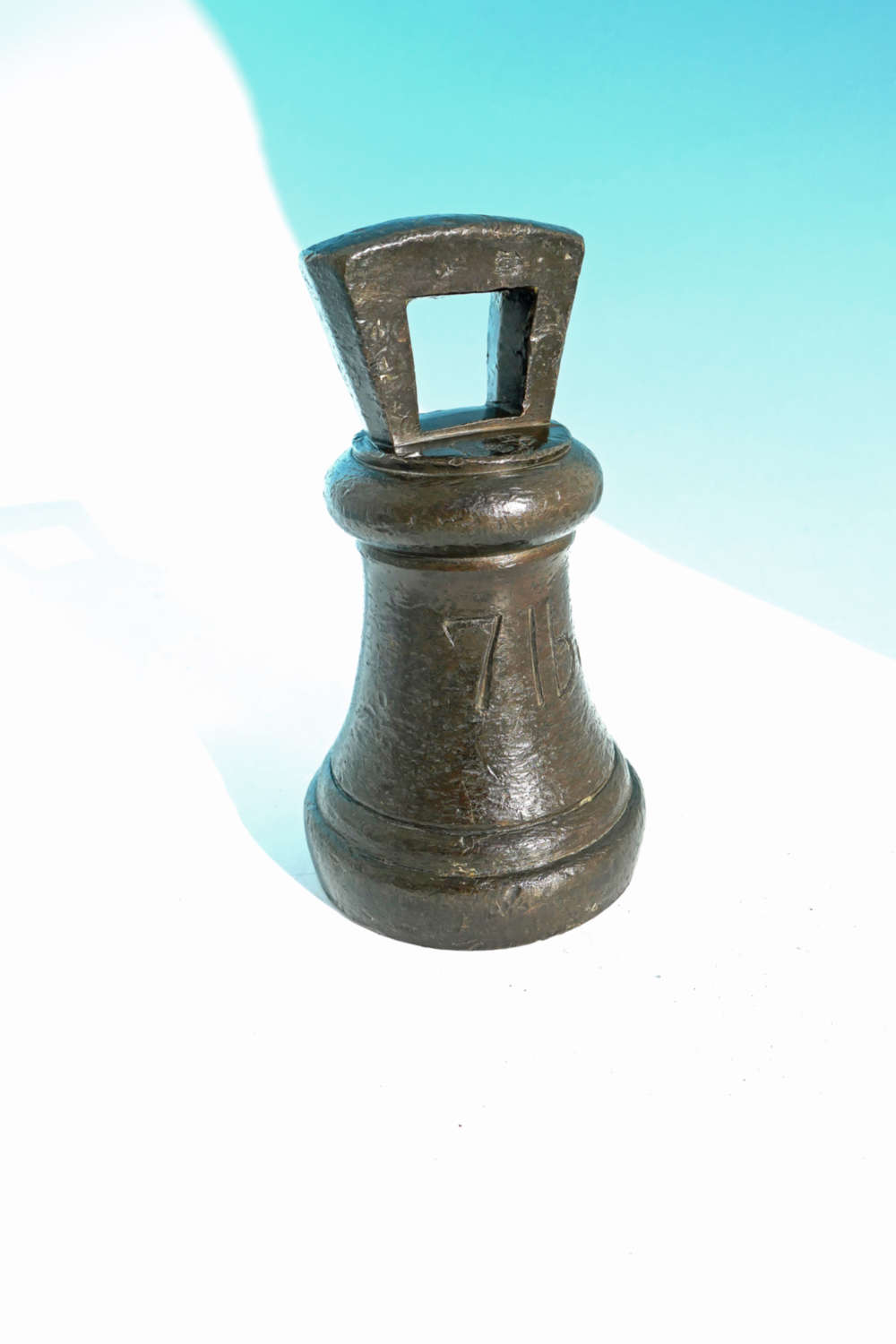 Early Metalware 19thc Georgian Bronze 7lb Weight.  English. C1826