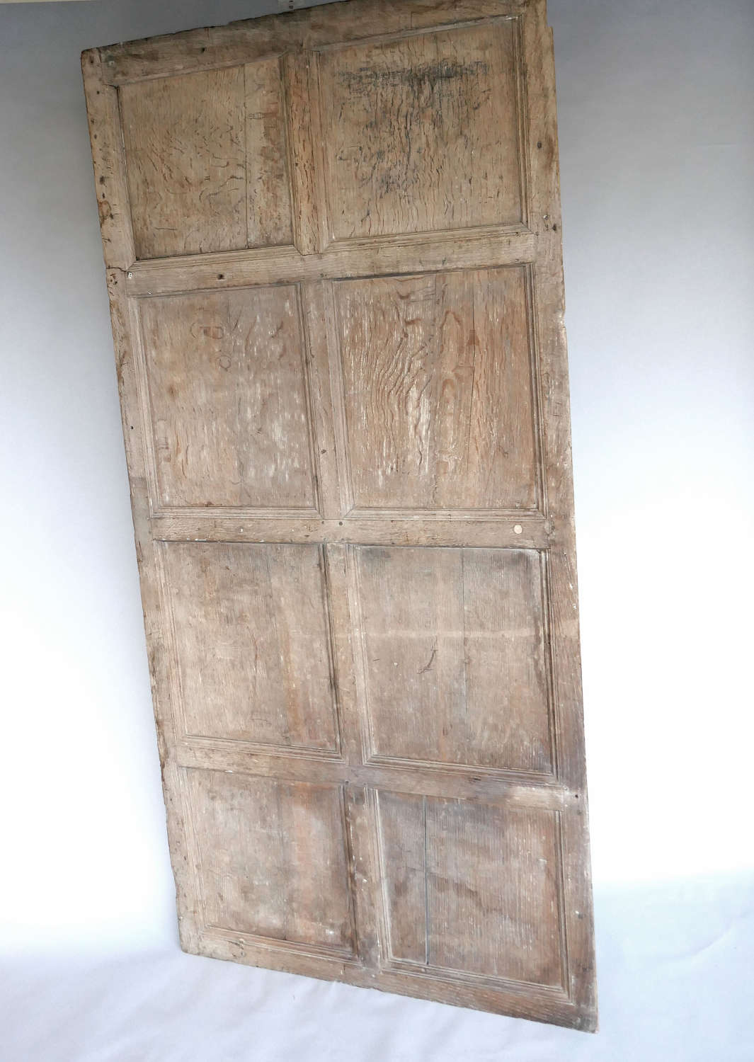 Antique English 17thc Oak Wall / Door Panelling. C1640-60.