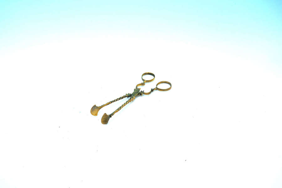 Antique Metalware 18thc Brass English Sugar Nips.  C1740-60.