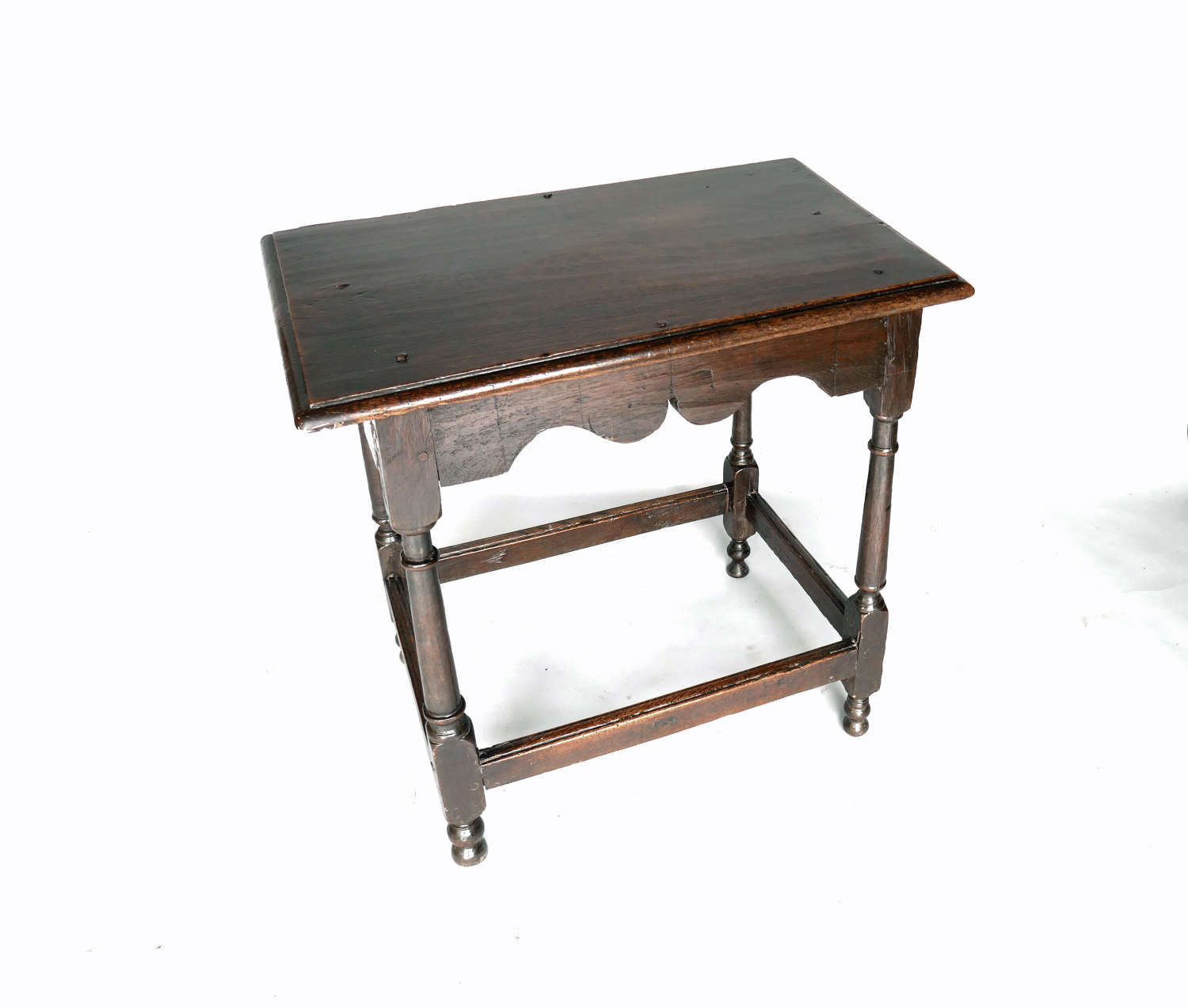 Antique Period Oak Furniture 18thc Queen Anne Centre Table. English.