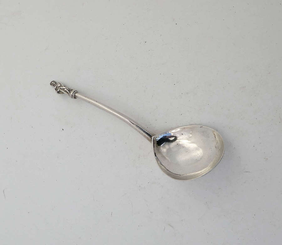 Antique Silver Single 17thc /18thc Apostle Spoon. Swiss - Zurich C1700