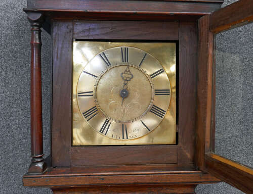 Antique 18thc Oak English Longcase Clock - Thomas May Of Witney With Single Hand. C1760-70
