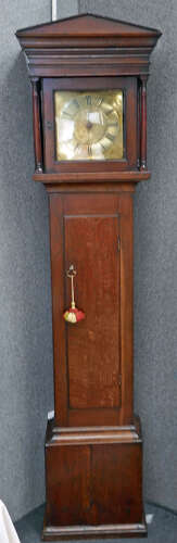 Antique 18thc Oak English Longcase Clock - Thomas May Of Witney With Single Hand. C1760-70