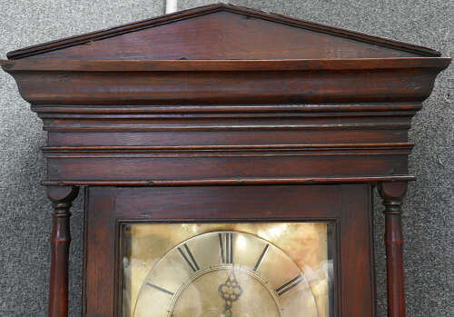Antique 18thc Oak English Longcase Clock - Thomas May Of Witney With Single Hand. C1760-70