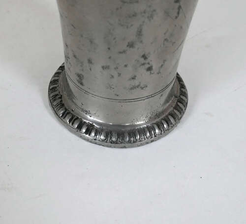 Antique Early Metalware 17thc / 18thc Continental Pewter Beaker . Dutch C1690-C1710