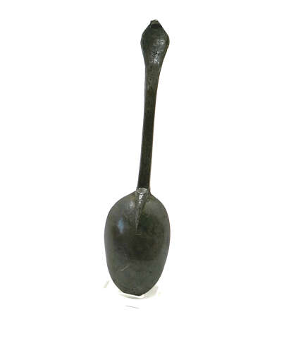 Antique Early Metalware 18thc Pewter Dog Nose Single Spoon. English.C1710-14