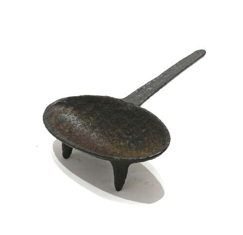 Antique Early Metalware 17thc Cast Iron Down Hearth Grisset. English C1670-90