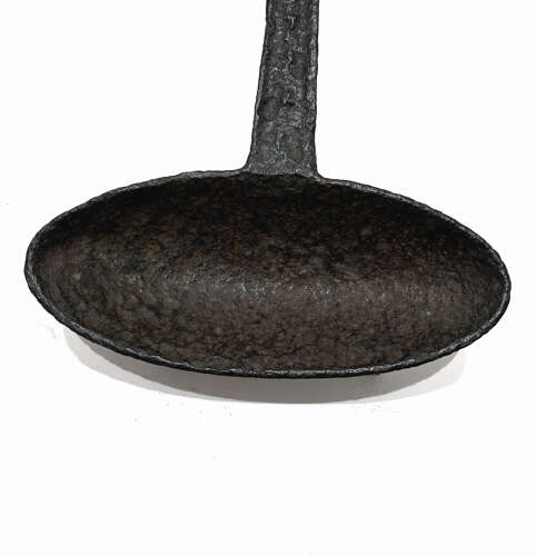 Antique Early Metalware 17thc Cast Iron Down Hearth Grisset. English C1670-90