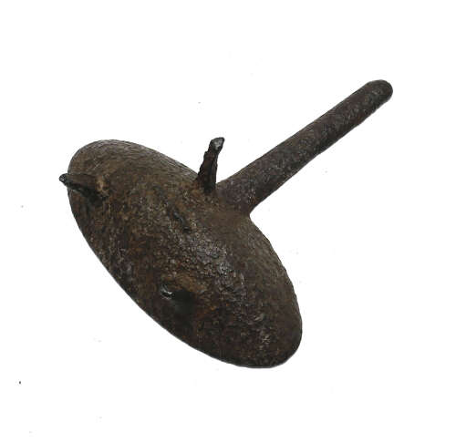Antique Early Metalware 17thc Cast Iron Down Hearth Grisset. English C1670-90